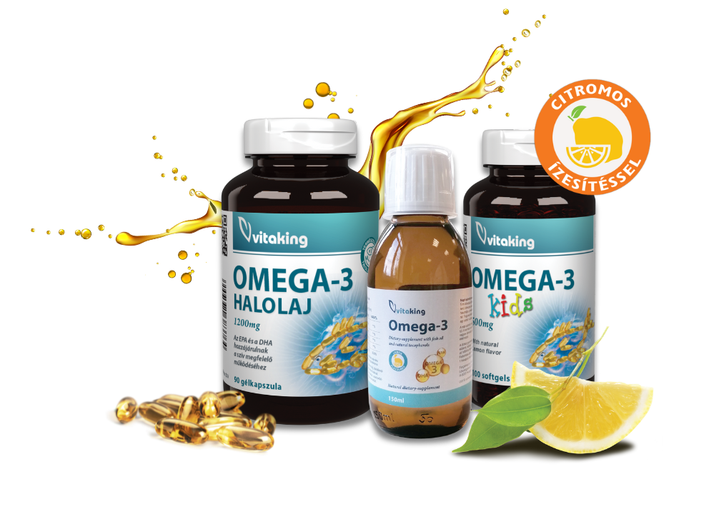 Természetes omega-3 halolaj