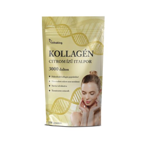 Vitaking Hidrolizált Marhakollagén 330g (citrom íz)