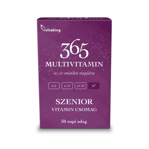 Vitaking 365 Multivitamin Szenior csomag