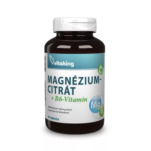 Vitaking Magnézium citrát+B6 vitamin (90)