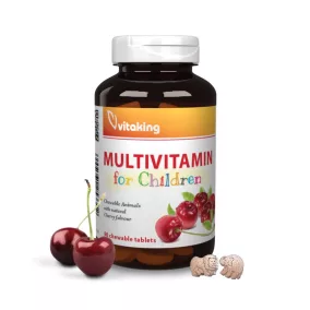   Vitaking Multivitamin rágótabletta gyerekeknek (meggyes íz)