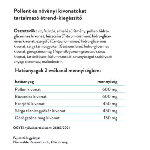  Vitaking Appetito szirup gyerekeknek, az egészséges étvágyért
