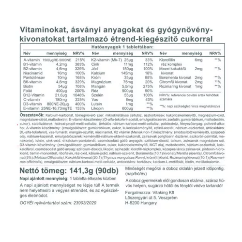 Vitaking Daily One multivitamin (90)
