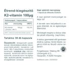 K2 vitamin MK7 - 100µg (90 kapszula)