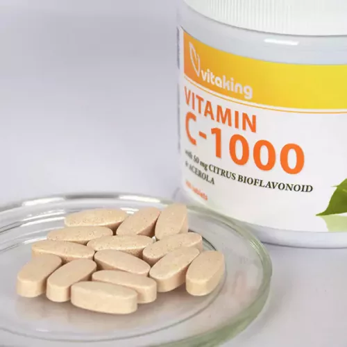 Vitaking 1000 mg C-vitamin+csipkebogyó+acerola+flavonoid (200)