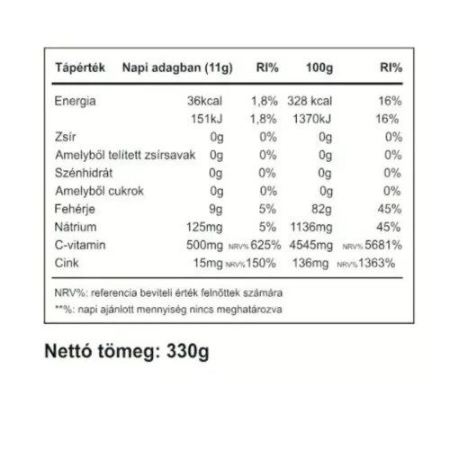 Vitaking Hidrolizált marha kollagén epres ízben (330g)