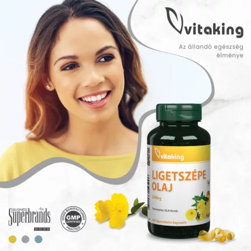 Vitaking Ligetszépe olaj 500mg (100) 