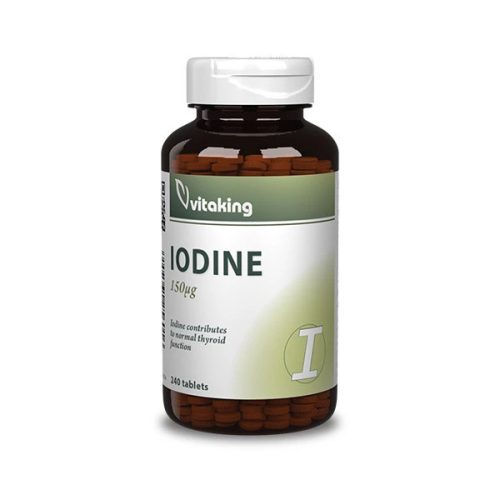 Vitaking Jód (Iodine) 150mcg (240) 