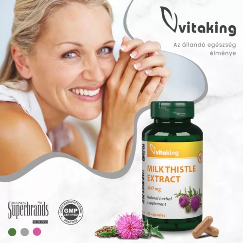 Vitaking Máriatövis kivonat 500mg
