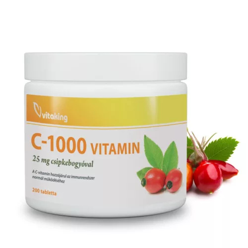  Vitaking C-1000mg (200) + 25mg csipkebogyóval