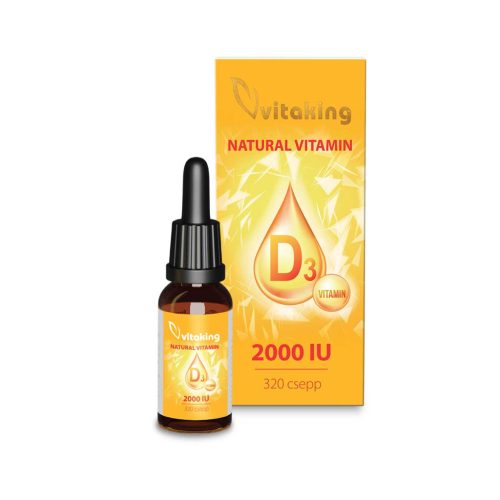 Vitaking D3-vitamin 2000 NE csepp MCT olajban 10ml 