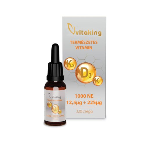 Vitaking D3+K2+K1 vitamin csepp 10ml