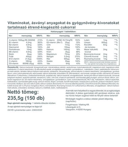 Vitaking Daily One multivitamin (150)