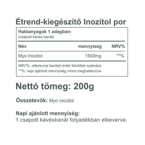 Vitaking 100% Myo Inositol 200g 