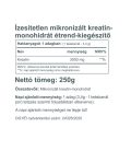 Vitaking 100% Kreatin monohidrát (natúr, mikronizált) 250 g