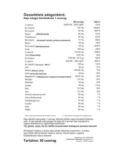 Vitaking 365 Multivitamin Alap csomag