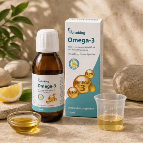 Vitaking Omega-3 olaj (triglicerid) magas DHA tartalommal 150ml