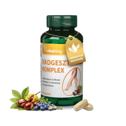 Vitaking Vadgesztenye komplex 450mg mikronizált diozminnal (60) 