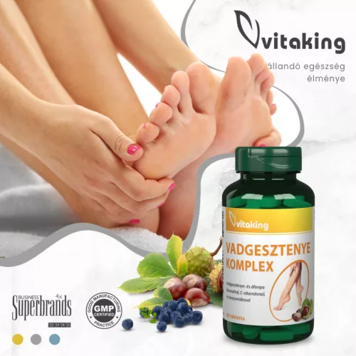 Vitaking Vadgesztenye komplex 450mg mikronizált diozminnal (60) 