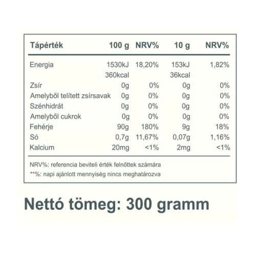 Vitaking 100% Sertéskollagén peptid (300g) Natúr
