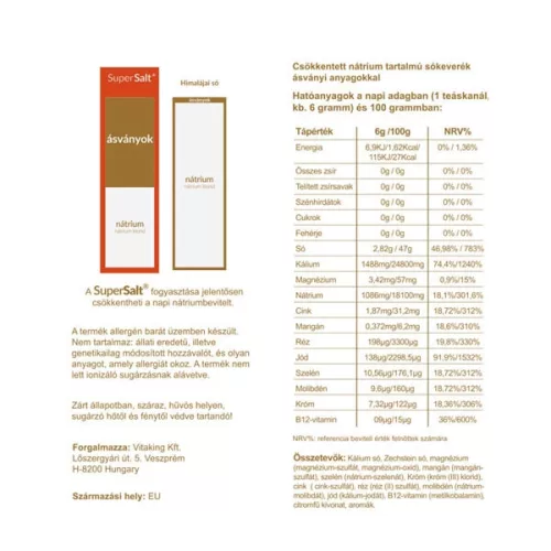  Vitaking SuperSalt® Ásványi só 200g 