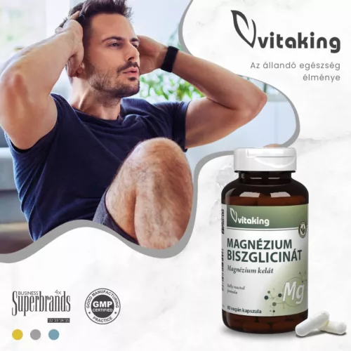 Vitaking Szerves Magnézium Biszglicinát (80)