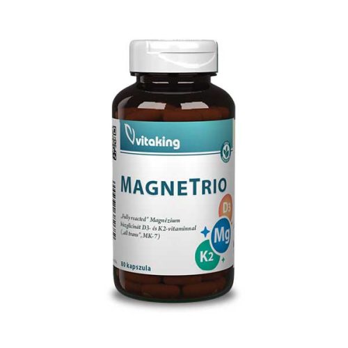 Vitaking MagneTrio - D3+K2+ Magnézium biszglicinát (80)