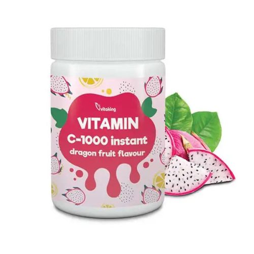 Vitaking Instant Supreme C vitamin por (+heszperidin) sárkánygyümölcs íz 150g