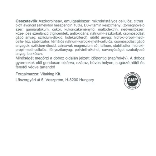 Vitaking C-1000+ D-4000 komplex (200)