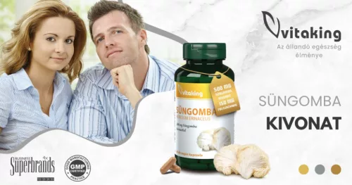Vitaking Süngomba kivonat 500 mg (60)