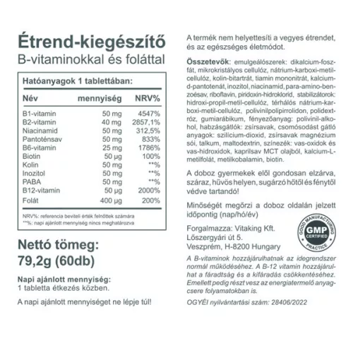 Vitaking Mega B-50 komplex (60) 