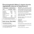 Vitaking Acerola C-500 málnás (40 rágótabletta)