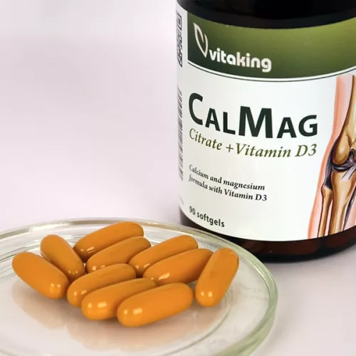 Vitaking CalMag citrát +D3-vitamin (90) 