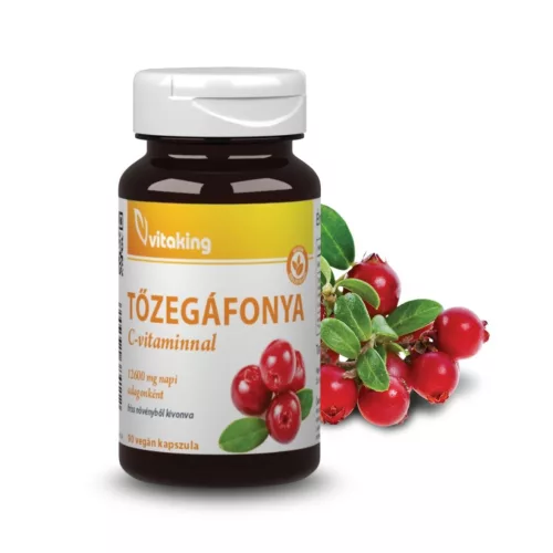 Vitaking Tőzegáfonya kivonat C-vitaminnal (90)