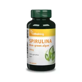 Vitaking Spirulina alga tabletta (200) 