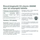 Vitaking D3-vitamin 2000NE ( 210 db epres szopogató tabletta)