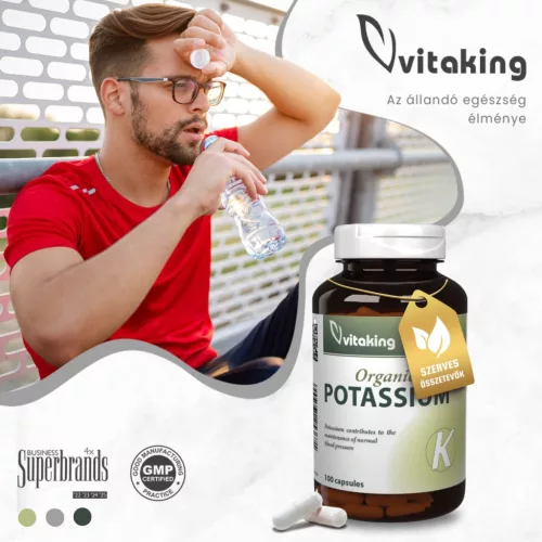 Vitaking Szerves Kálium 99mg (100db) 