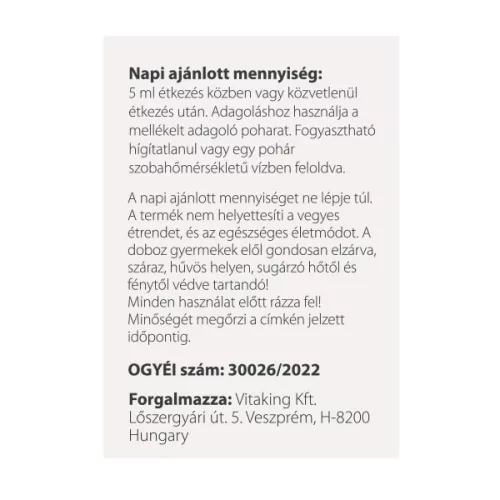 Vitaking VitaFer® mikrokapszulás vas szirup 120 ml