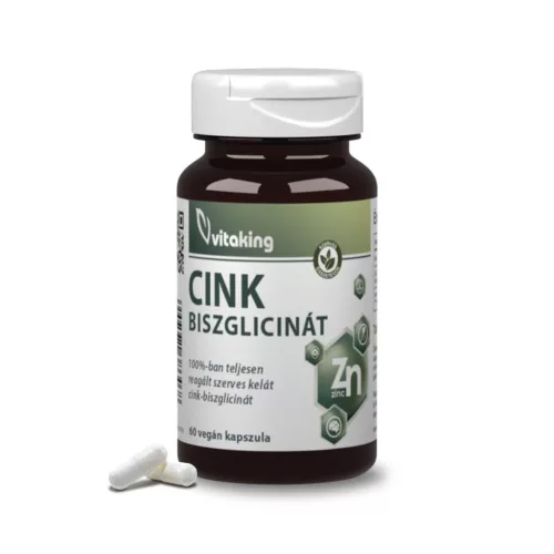  Vitaking Cink Biszglicinát 25 mg (60)
