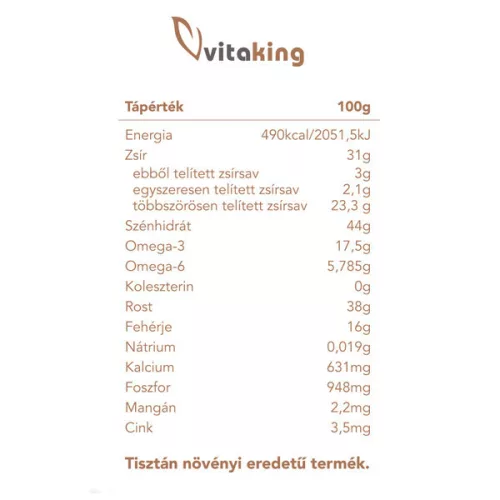 Vitaking Chia mag (azték zsálya) 500g 
