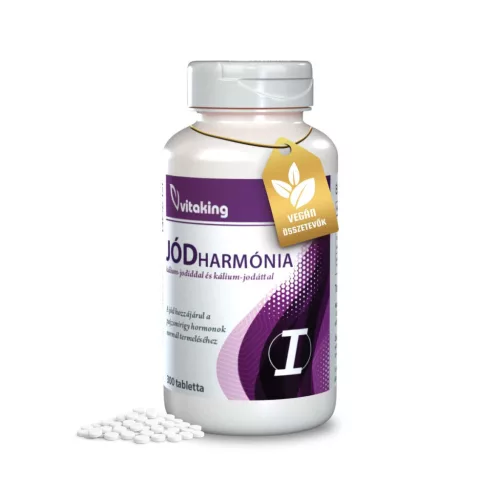 Vitaking Jódharmónia tabletta 600 mcg (300)