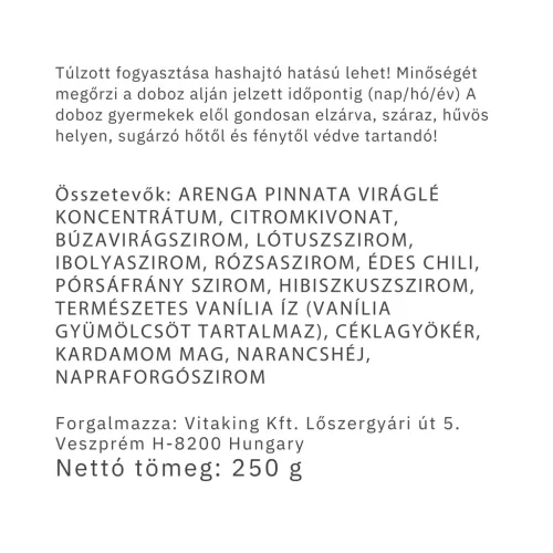 Vitaking Fitt porcukor növényi édesítő 250 g