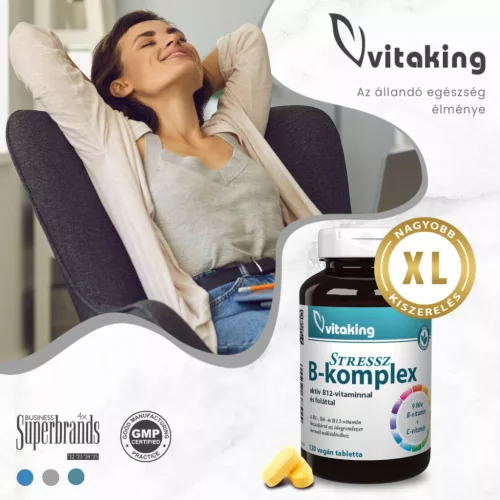 Vitaking Stressz B-komplex (120)