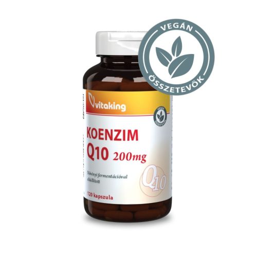 Vitaking Q-10 koenzim 200mg (fermentált, növényi)  120 kapszula