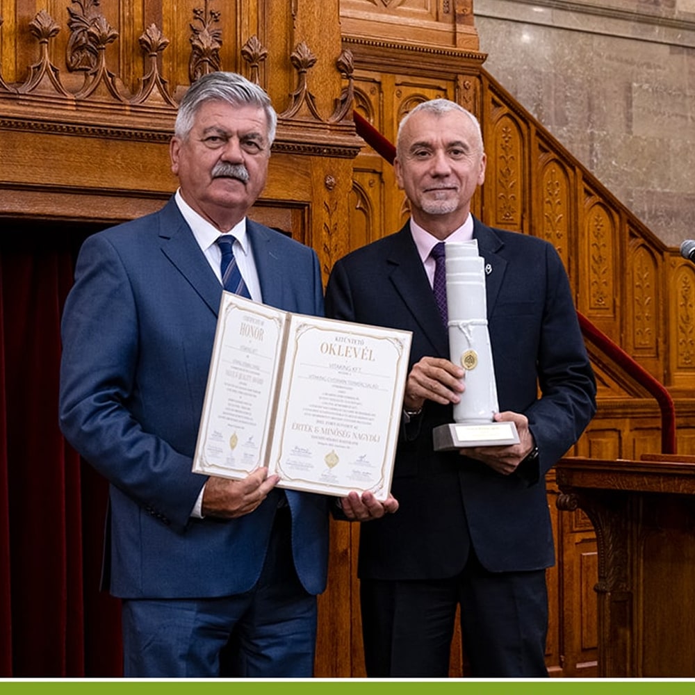 Újabb termékcsaláddal nyertük el az Érték és Minőség Nagydíjat!