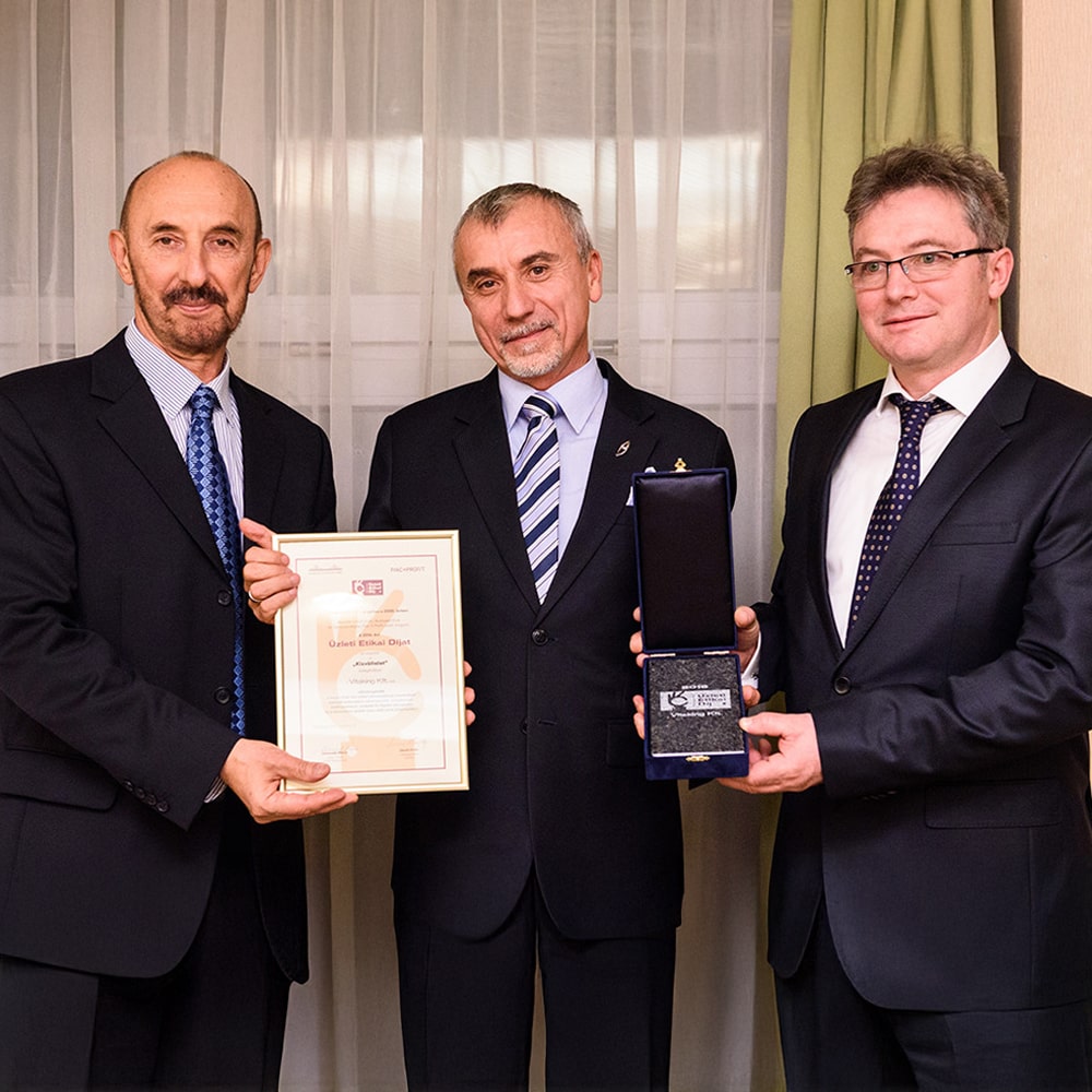 Üzleti Etikai díjat kapott a Vitaking